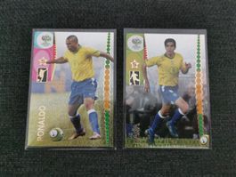 Rare Ronaldo & Kaka Panini Trading Cards