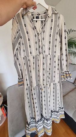 Maxi kleid gr xs s lang langarm