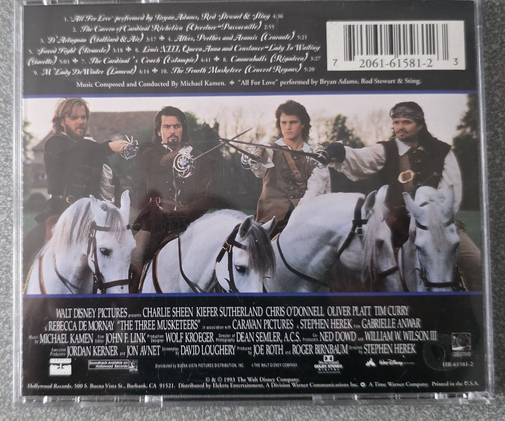 CD: Three Musketeers- Original Motion Picture Soundtrack CD – Usato da Oetwil am See venduto da fineli2 1