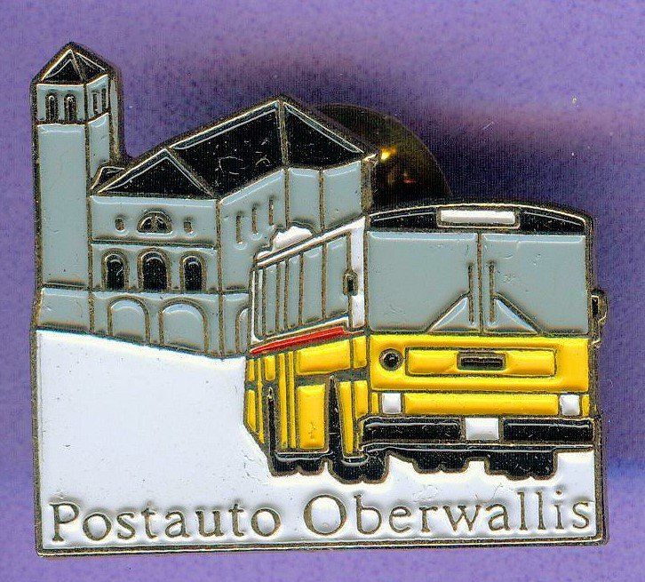 Placchette & Badge: PTT   Postauto Oberwallis – Usato da Winterthur venduto da Sammleroase