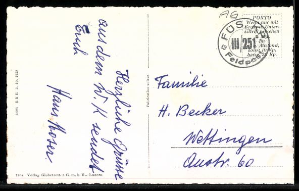 Cartoline postali: AK Freienwil /Aargau, Blick in den Ort – Usato da Berlin venduto da bartko-reher 1