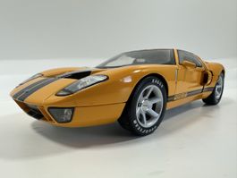 Ford GT 1:18, gelb-schwarz, THE BEANSTALK GROUP