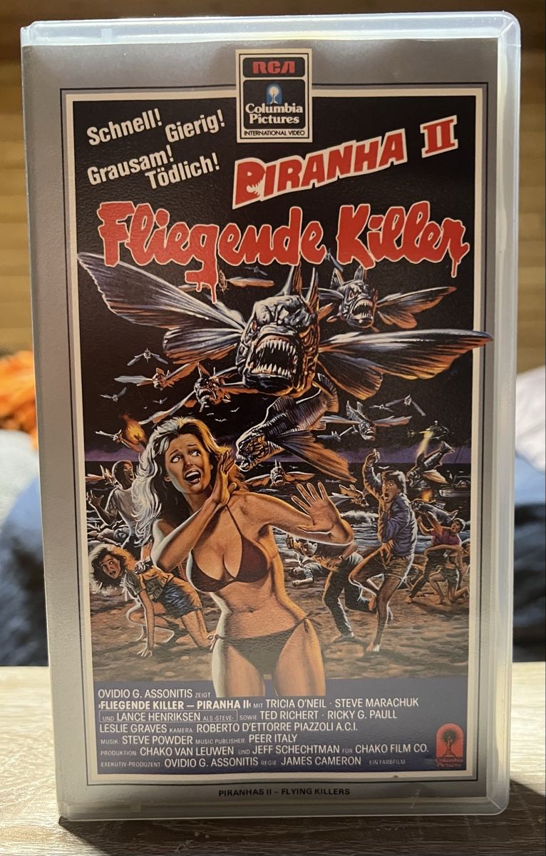 Tutti i VHS: VHS Piranha 2 Fliegende Killer – Usato da Aadorf venduto da Schwarzschlumpf1972