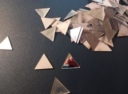 500x Dreiecks Wandspiegel Basteln / Miroir triangle mural