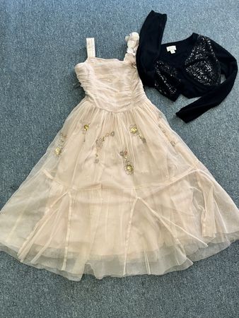 Kleid mit Bolero : Grösse 146/152