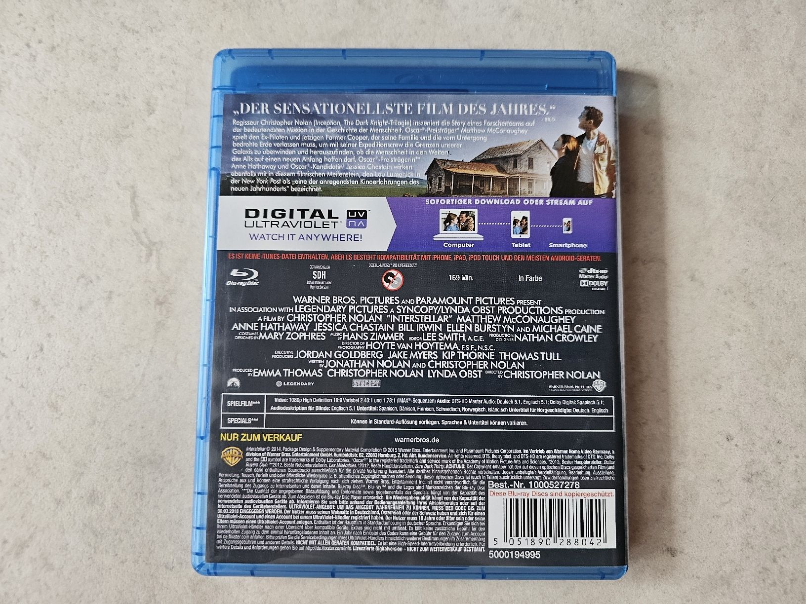Tutti i DVDs: Interstellar  /  Bluray – Usato da Schneisingen venduto da backstore24 1