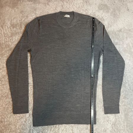 CLOSED Woll-Langarmshirt Grau Grösse L 100% Wolle