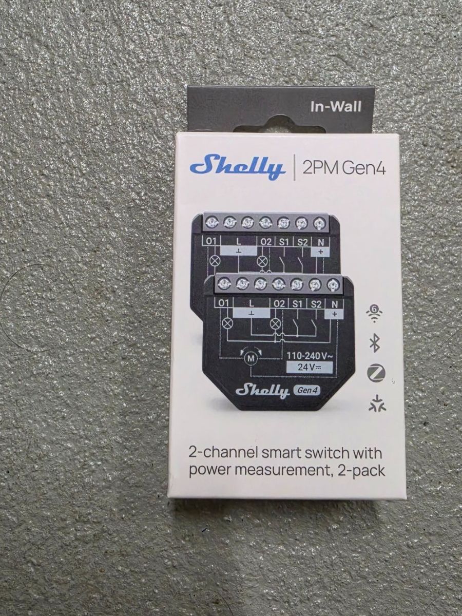 Shelly Steuerung: Shelly 2PM Gen4: 2-Pack – Neu und originalverpackt aus Elsau von MattiaB01