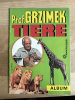 Antikes Sammelalbum Sticker Prof. Grzimek