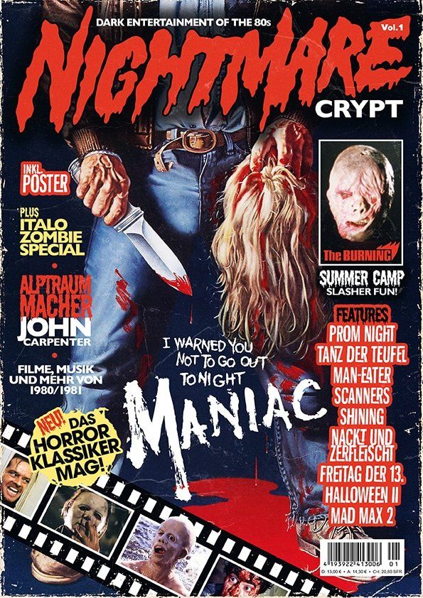 Riviste & Magazine: Nightmare Crypt Vol.1 - Das ultimative Horror Magazin! – Usato da Niederhasli venduto da Hsoz