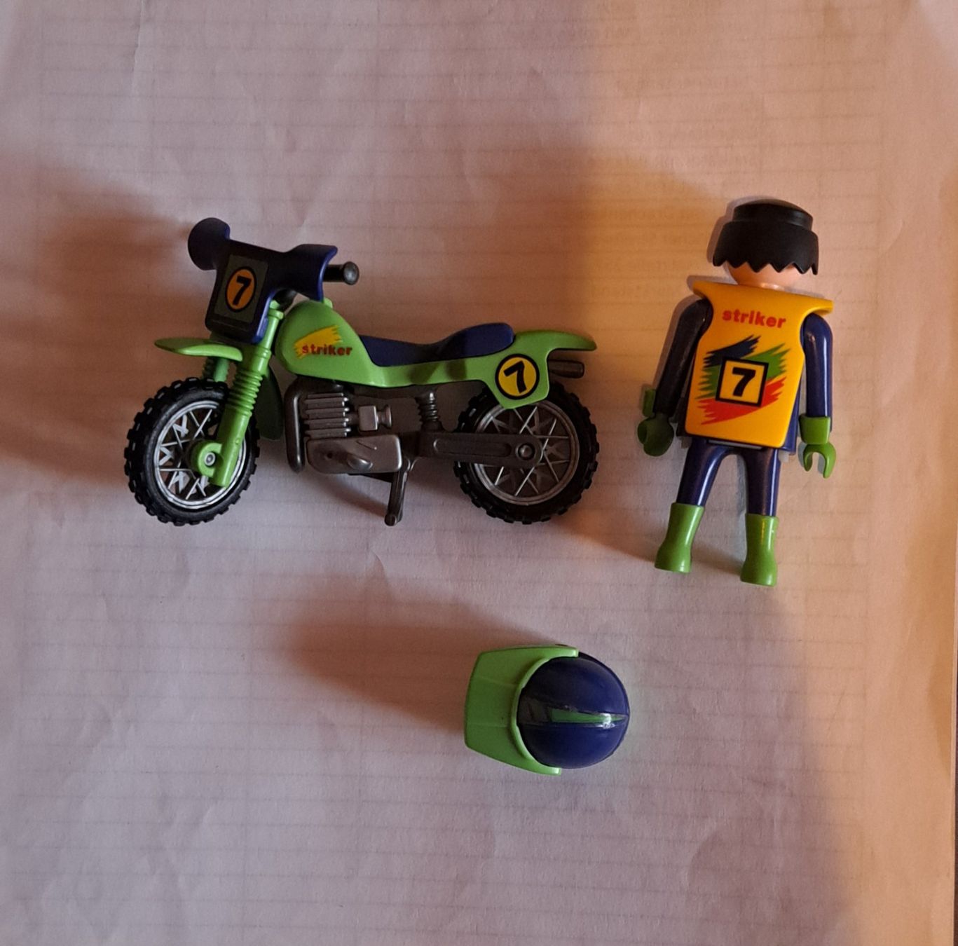 Figuren: Playmobil Motorrad Motocross – Gebraucht aus Breitenbach von Lucky0518 1