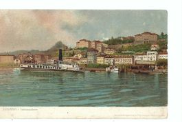 Lugano Imbarcadero; Ländte mit Dampfschiffen, Navigazione