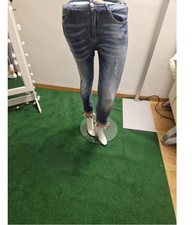 Jeans mit stickerei Gr.38