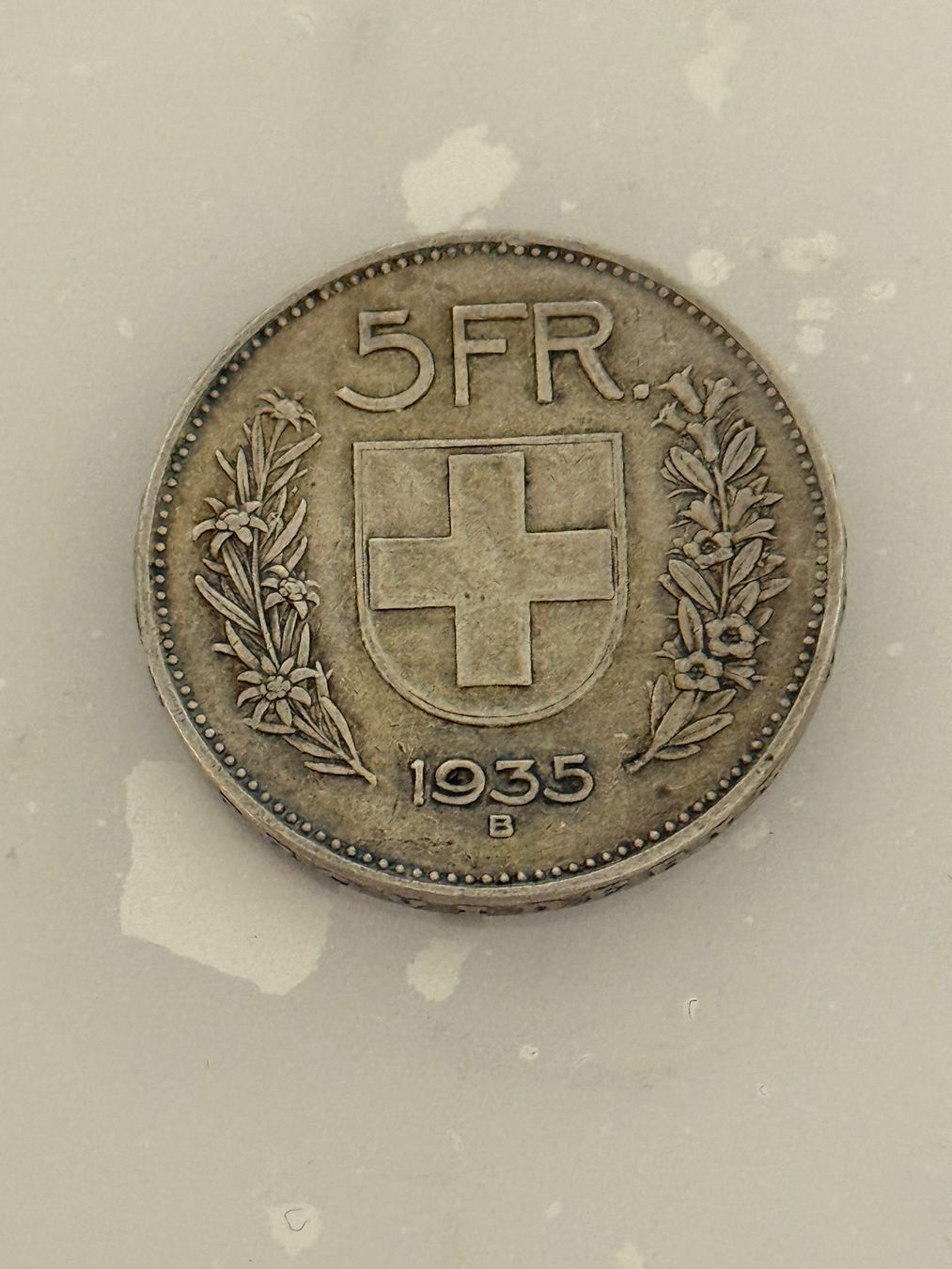 Tutti le monete: 5 Franken 1935  Silber – Usato da Wallisellen venduto da SWISS_SILVER1 1