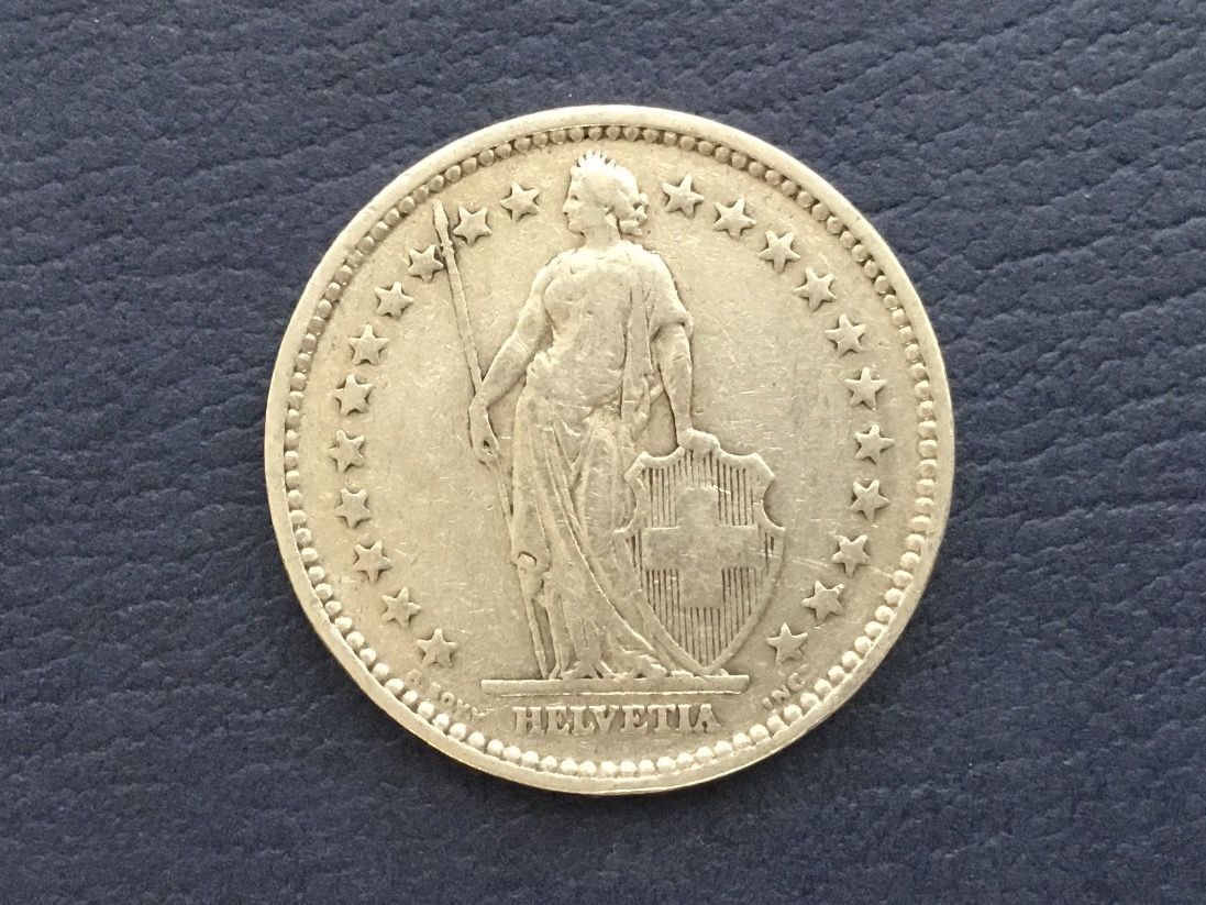 Tutti le monete: sehr schöne 2 Franken 1906 – Usato da St. Margrethen SG venduto da alfapeugeot10 3