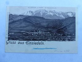 Ansichtskarte Gruss aus Einsiedeln 1901
