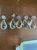 Lot de 5 fruits en cristal