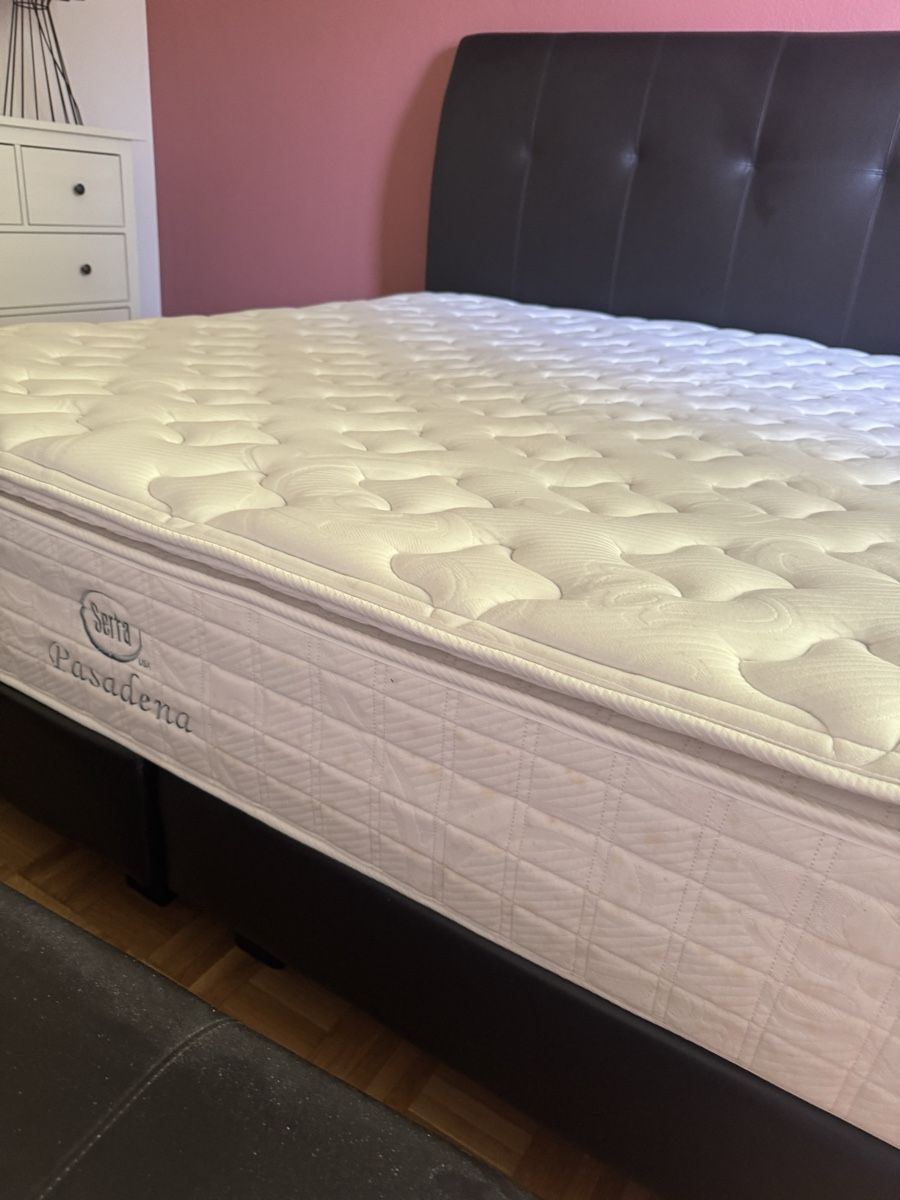 Betten: Luxury Hotel Bed with Serta Pasadena Mattress – Gebraucht aus Zürich von EShopping81 2