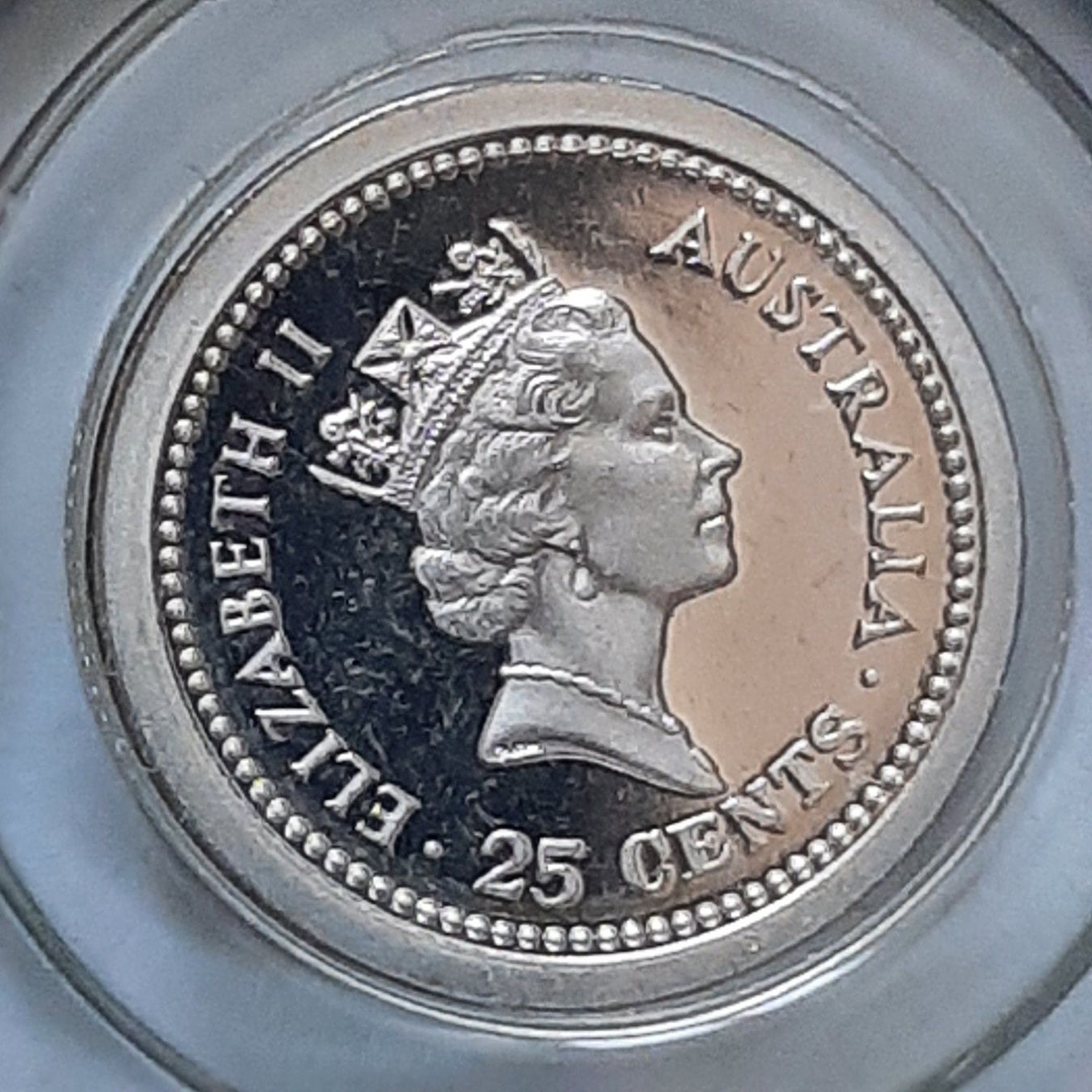 Tutti le monete: Australia the Holey Dollar & the Dump 1990 Silver RARE Proof – Nuovo e nell'imballaggio originale da Carouge GE venduto da cecob0909 7