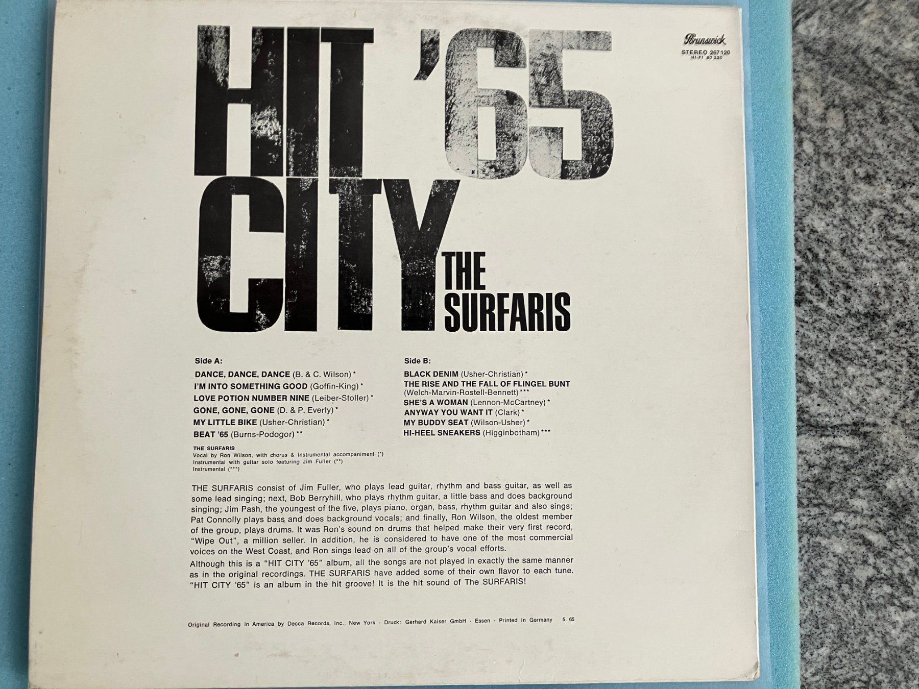 Dischi in vinile: The Surfaris – Usato da Aarwangen venduto da Jukebox3 3