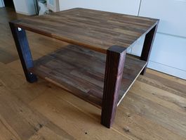 Holz-Couchtisch, Massivholz,