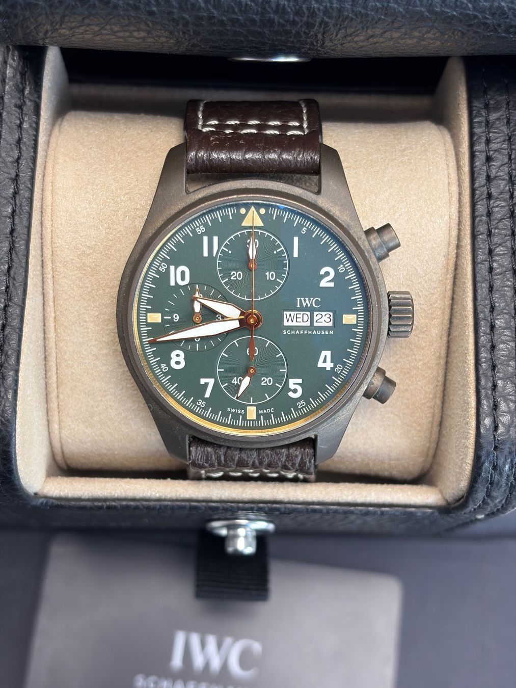 IWC Uhren: IWC Bronze Pilot Spitfire Chronograph – Gebraucht aus Luzern von SibD
