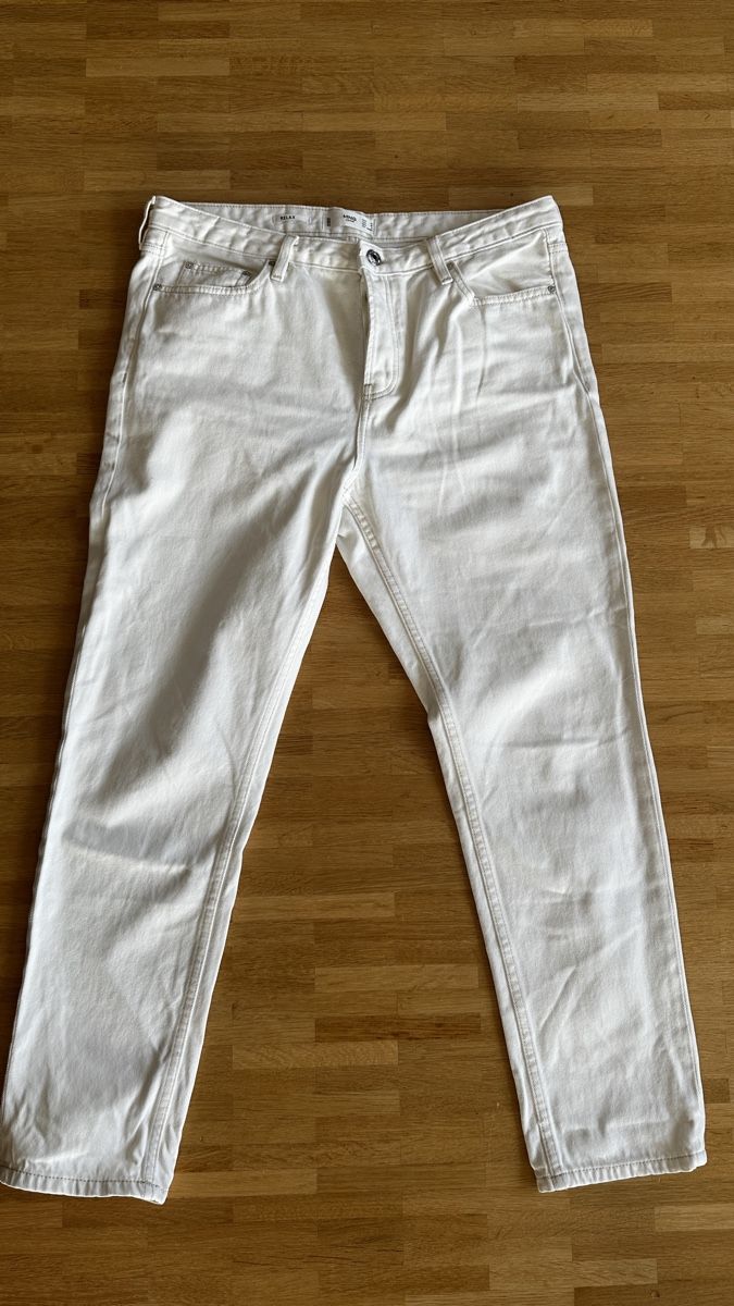 Mango Jeans: Mango Relax Jeans, weiss, Gr. 42(L)Sommerlook! – Gebraucht aus Winterthur von -BeHappy24- 3