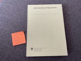 Juristisches Fachbuch, Schweizerisches Zivilgesetzbuch, ZGB