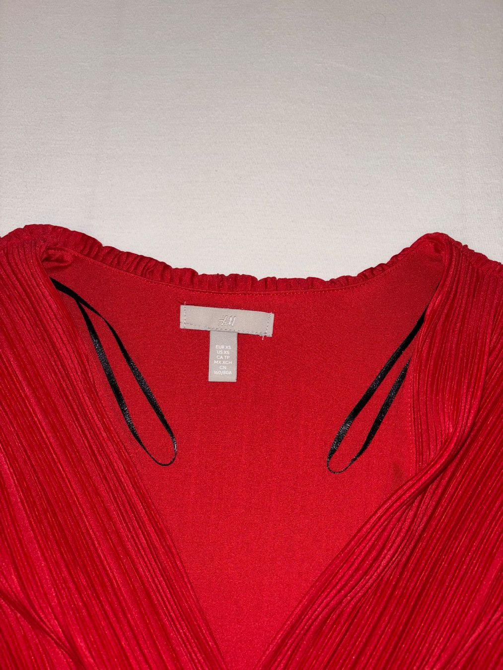 H&M Vestiti: Rotes Kleid von H&M, Grösse XS – Usato da Basel venduto da ine_tl5x 1