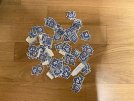 100Fr. Ämter Briefmarken ungestempelt Sammlung Frankatur