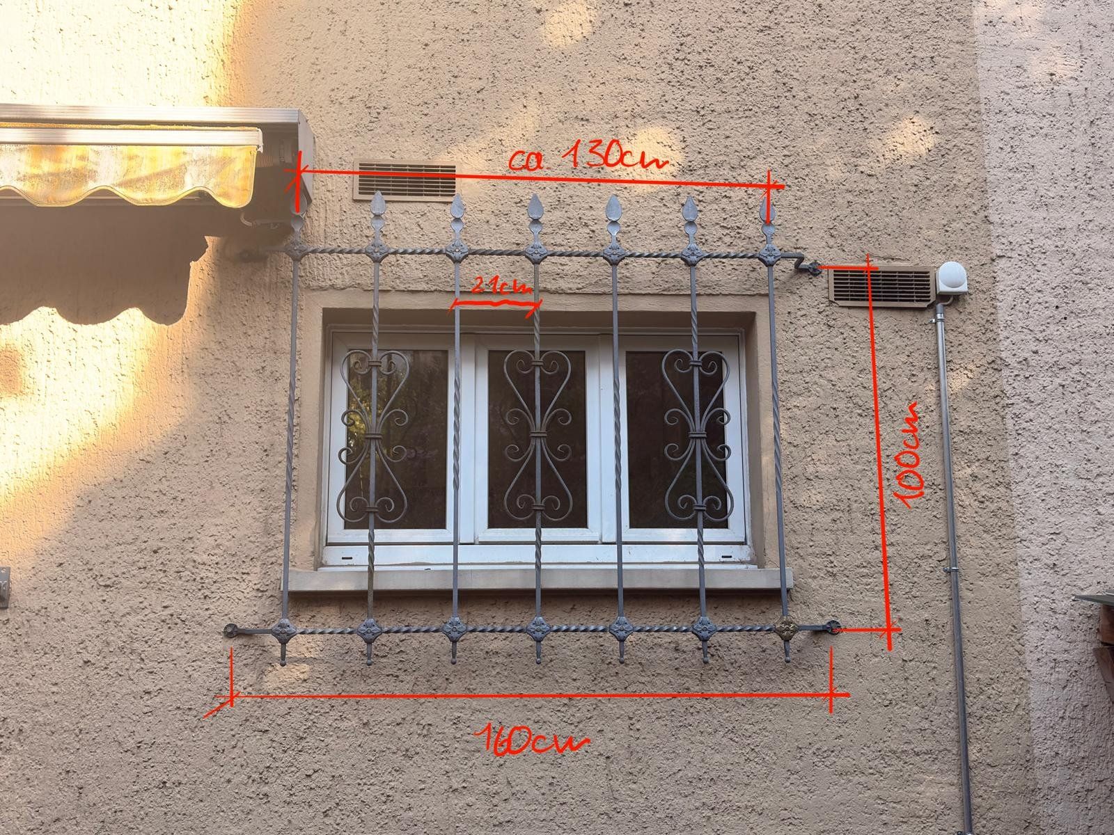 Grilles & Grillages: Fenstergitter Schmiedeisen – D'occasion à Winterthur par mme_j58n 1