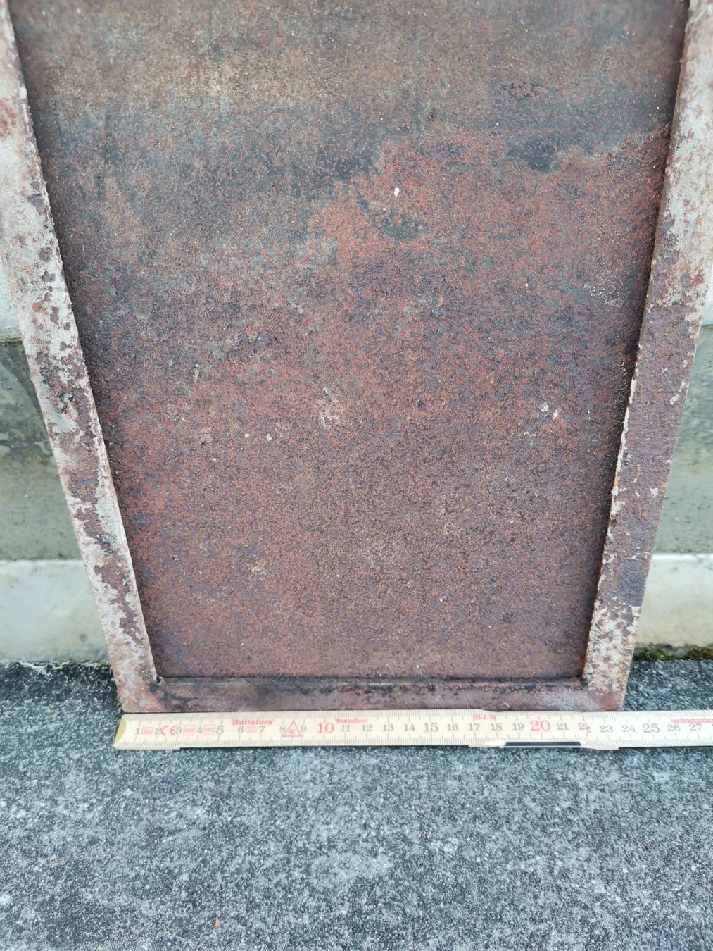 Sonstiges antikes Mobiliar: Alter Ofenluftschieber, Schieber, Metallschieber, Ofen, Herd – Gebraucht aus Wiedlisbach von materialkreislauf 4