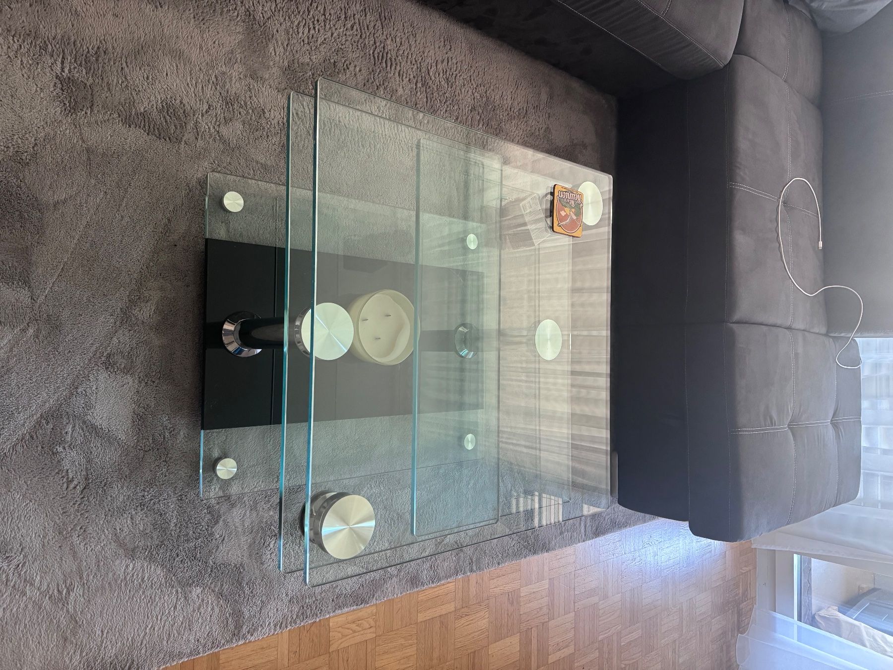 Tavoli: Glass coffee table modern design good condition – Usato da Bern venduto da Mickey251 2