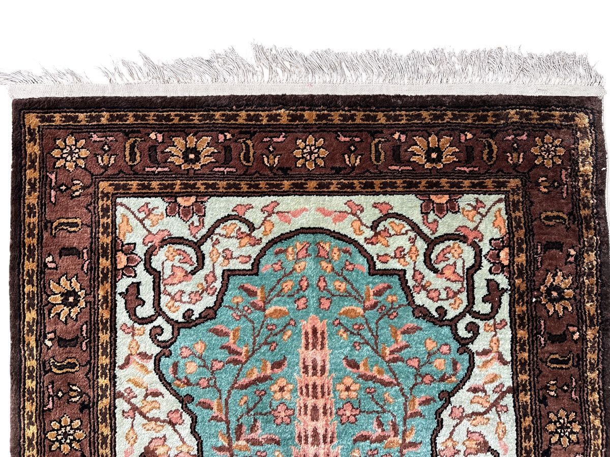 Tappeti: Lebensbaum handgeknüpfter Seidenteppich – Usato da Bennau venduto da Mayer_Carpets 3