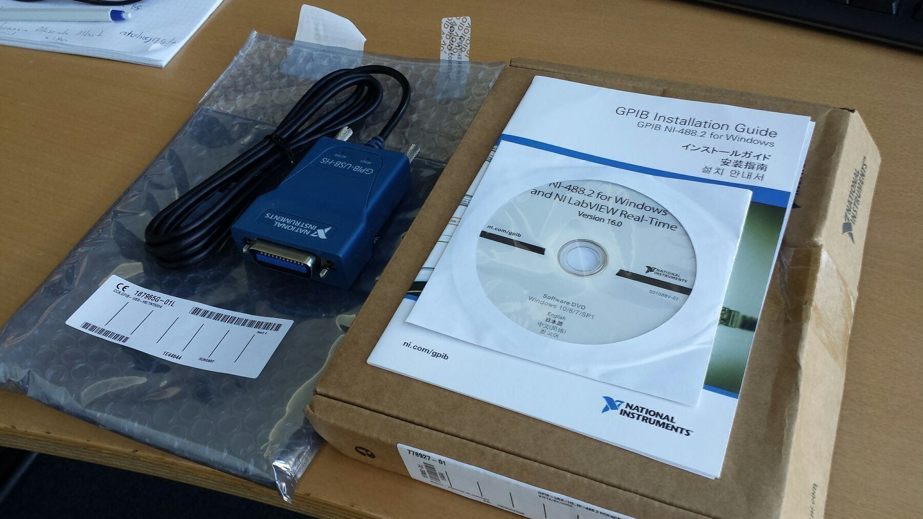 Misurare: National Instruments GPIB-USB IEE488 – Nuovo e nell'imballaggio originale da Hinteregg venduto da Amerizium 1