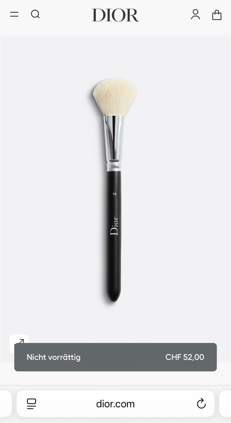 Dior Make-up: Christian Dior Schminkpinsel Nr. 16 – Usato da Inwil venduto da 27sonnenschein