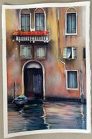 Venedig: ORIGINAL,  handgemalt, signiert