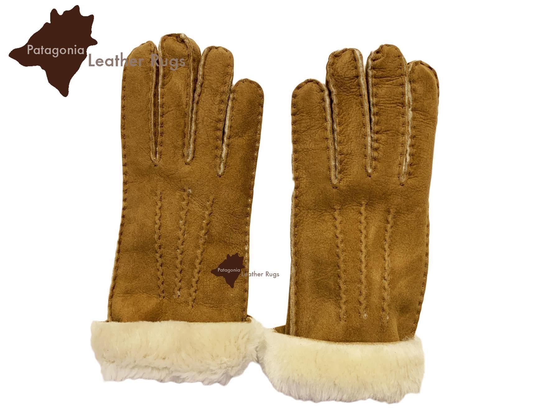 Guanti & manicotti: Handschuhe Lammfell Gr 6.5-7-7.5-8 – Nuovo e nell'imballaggio originale da Arbedo venduto da patagonialeatherrugs 1
