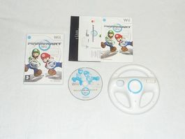 Nintendo Wii Spiel Mario Kart Wii + Lenkrad