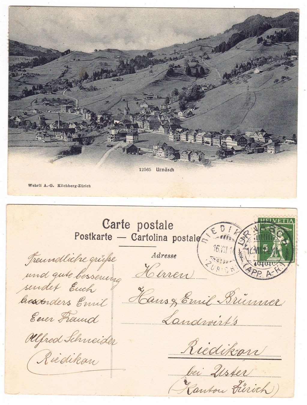 Cartes postales: Urnäsch – D'occasion à La Tour-de-Peilz par amjust
