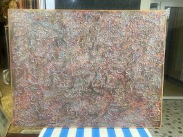 CHRISTIAN HUSLER(1950)Technique mixte signé et daté 1992