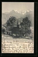 AK St. Beatenberg, Blick auf die Kirche