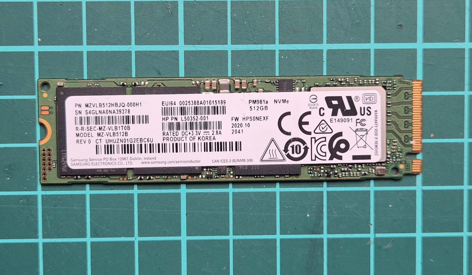 Samsung Dischi rigidi: Samung SSD 512GB Gebraucht M2 NVMe – Usato da Sursee venduto da nufan80