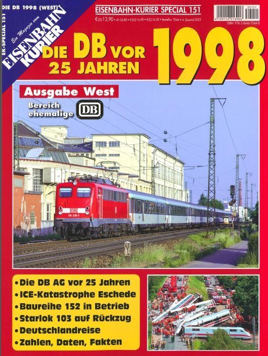 Zeitschriften & Magazine: Die DB vor 25 Jahren 1998 - Eisenbahn Kurier Special 151 – Neu (gemäss Beschreibung) aus Vilters von Pwuest78