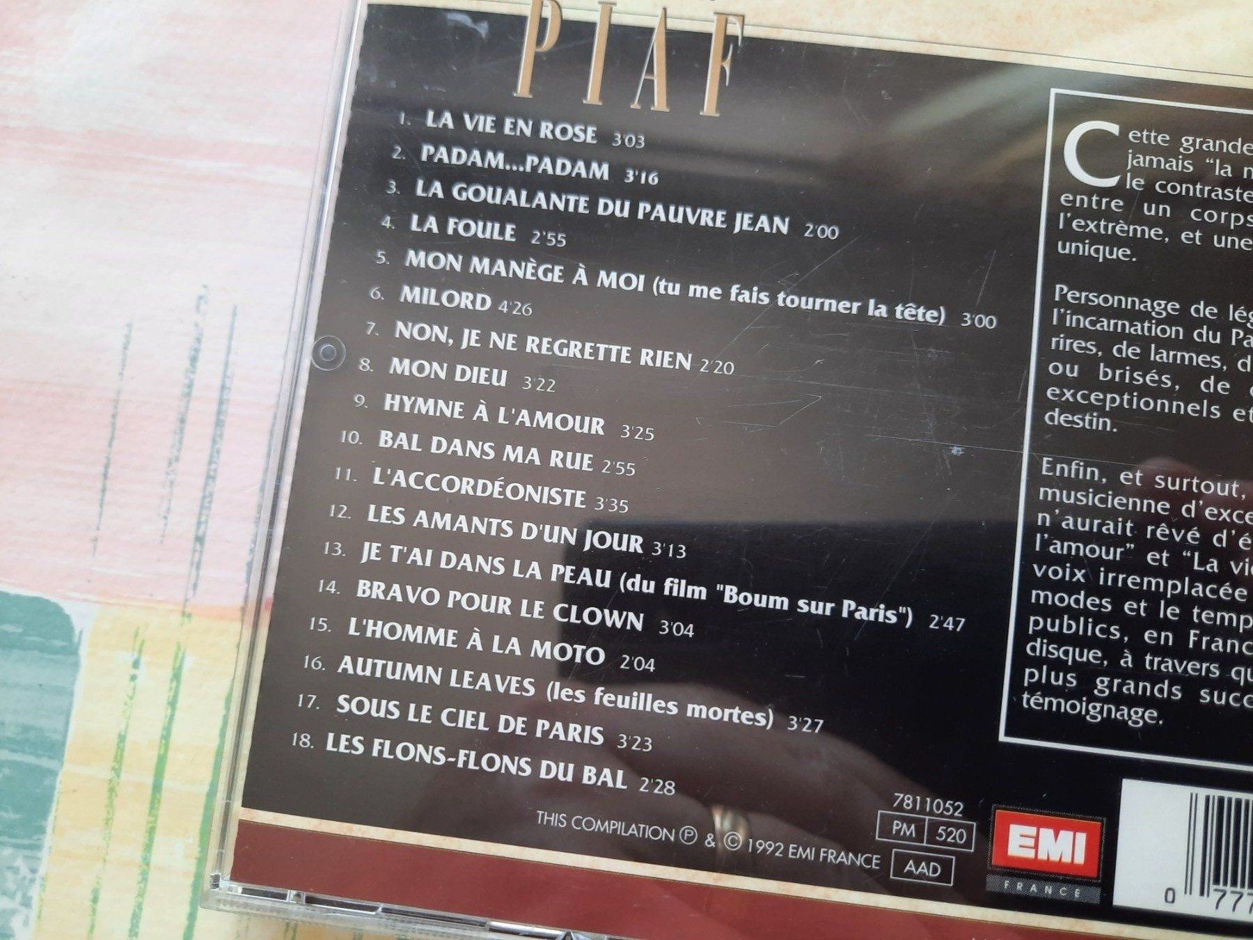 CDs: CD Edith Piaf - Disque d'or – D'occasion à Pully par bro_n52j 2