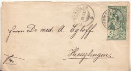 SBK 77B auf Brief Tägerweilen-Kreuzlingen