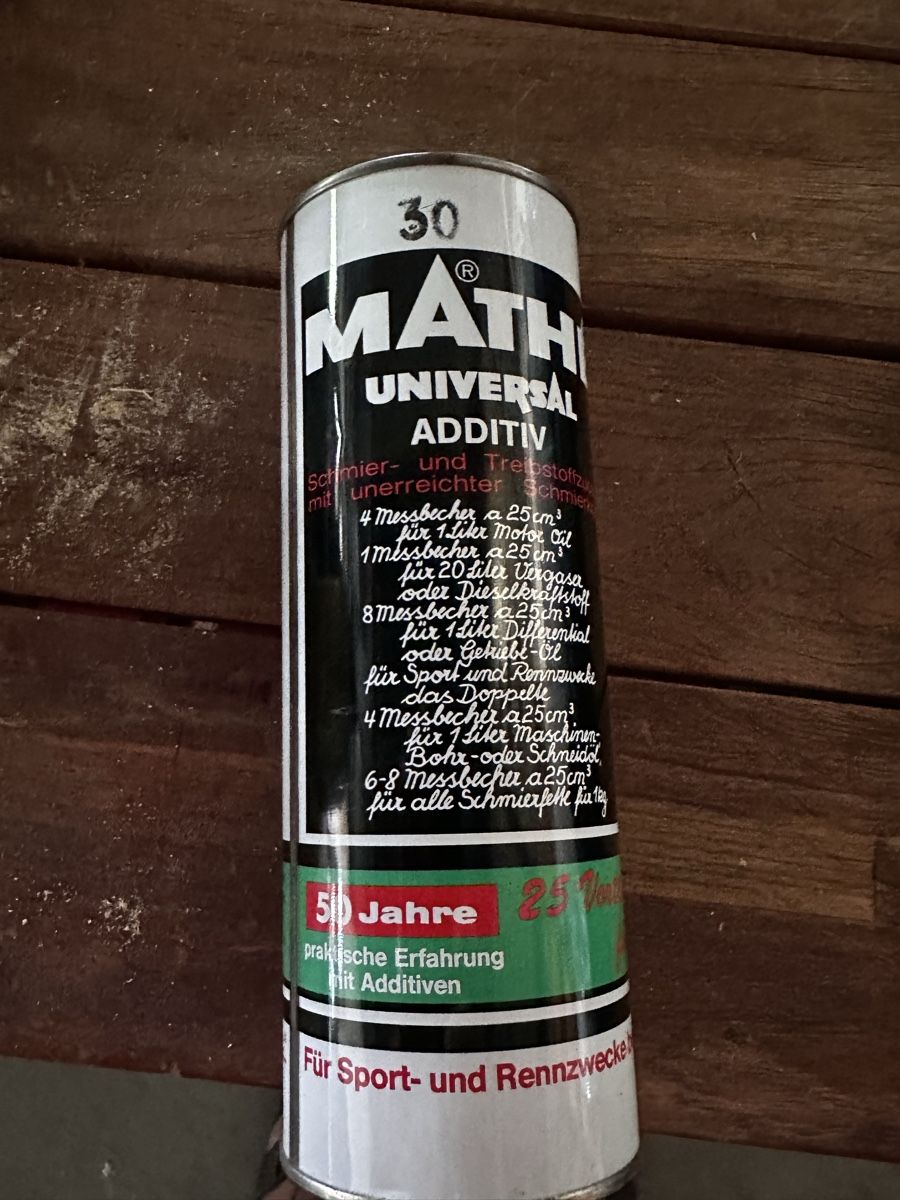 Öl und Additive: Mathé universal Additiv – Neu und originalverpackt aus Starrkirch-Wil von charlywatson