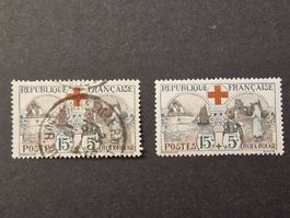 Briefmarken Frankreich Nr. 136 (gestempelt u. ungestempelt)