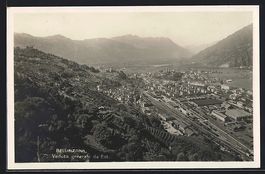Bellinzona, Bahnhof, Veduta generale da 