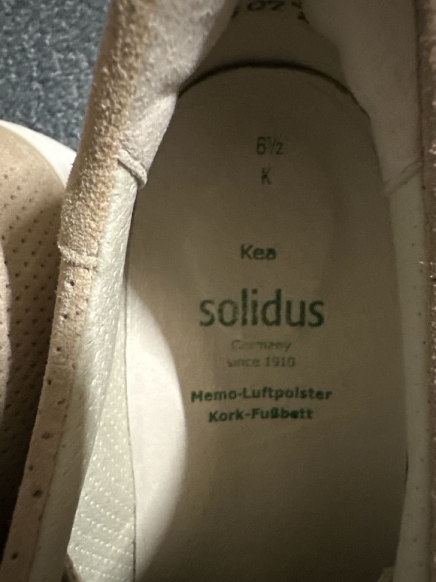 Damenschuhe: Solidus Sneaker Kea beige Gr 6.5 – Neu und originalverpackt aus Baltschieder von YmroBe 2